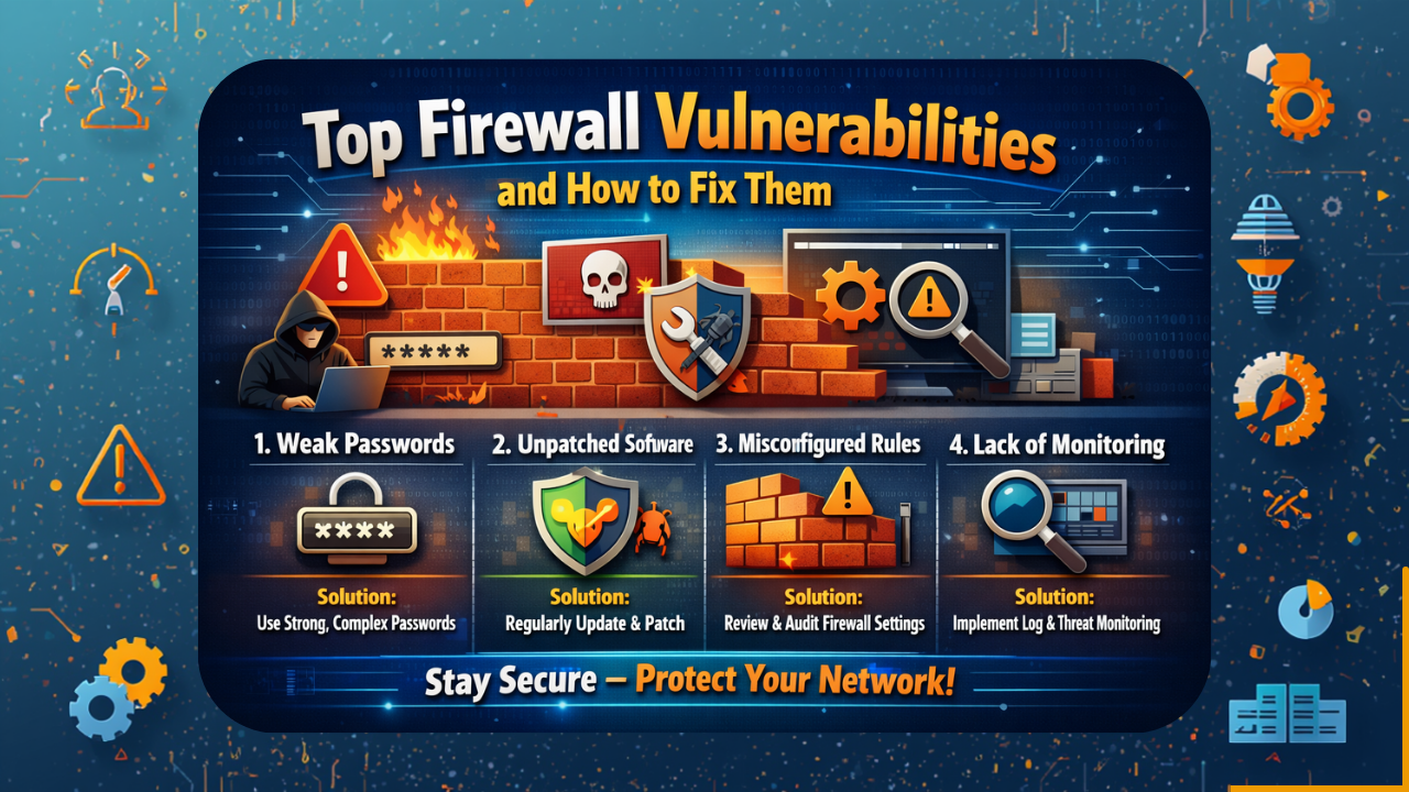 Top Firewall Vulnerabilities and How to Fix Them